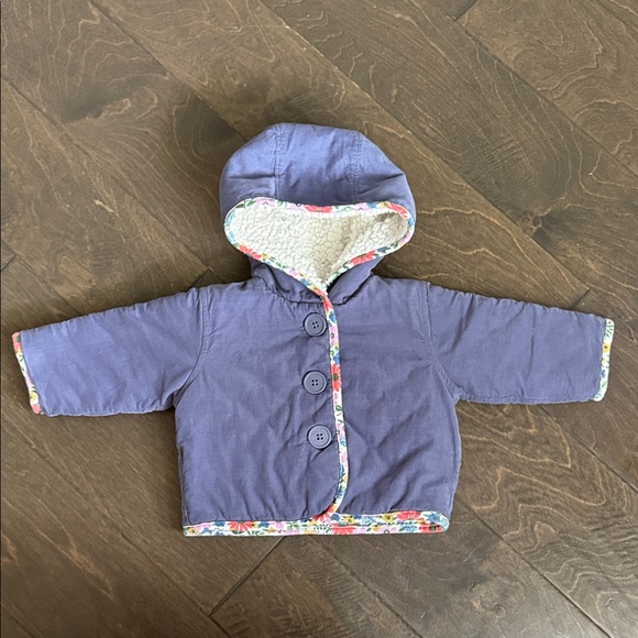 Baby Boden Corduroy Jacket with Floral Lining - Picture 1 of 6